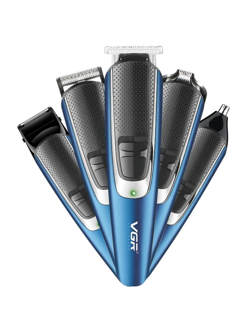 ماكينة حلاقة V-172 5×1 All In One مجموعة متكاملة بقاعدة كبيره للتنظيم تعمل حتى 120 دقيقه متواصلين - Image 3