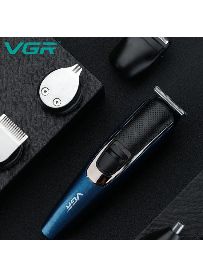 ماكينة حلاقة V-172 5×1 All In One مجموعة متكاملة بقاعدة كبيره للتنظيم تعمل حتى 120 دقيقه متواصلين - Image 5