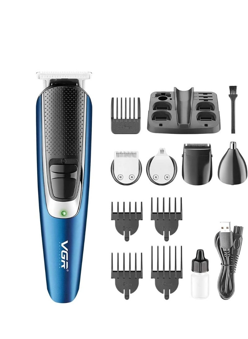 ماكينة حلاقة V-172 5×1 All In One مجموعة متكاملة بقاعدة كبيره للتنظيم تعمل حتى 120 دقيقه متواصلين - Image 2