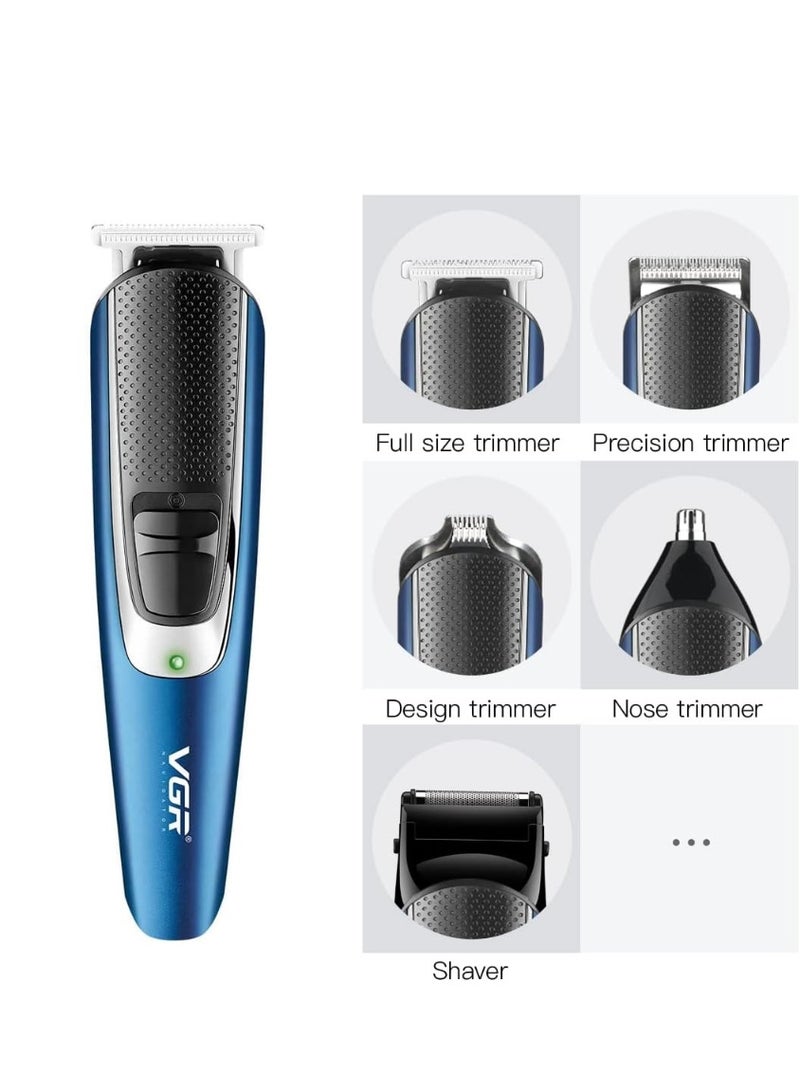 ماكينة حلاقة V-172 5×1 All In One مجموعة متكاملة بقاعدة كبيره للتنظيم تعمل حتى 120 دقيقه متواصلين - Image 4