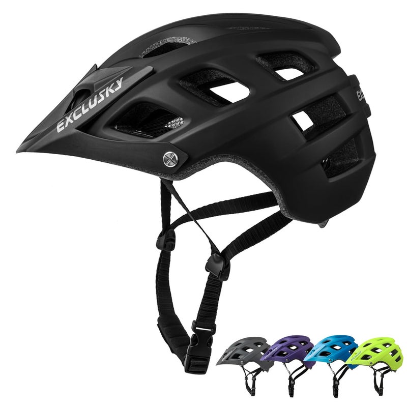 Exclusky Bike Helmet Adults Lightweight Bicycle Helmet Mountain Bike Helmet for Men Women - Image 2