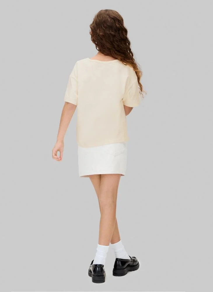 Calvin Klein Jeans Kids Graphic Crew Neck T-Shirt