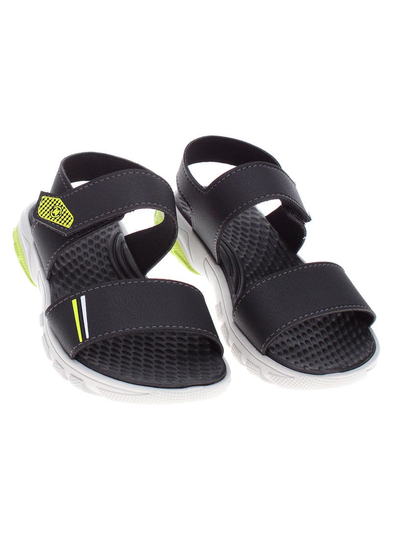 Molekinho Boys Sandals With Back Strap Black | Made In Brazil - Image 4