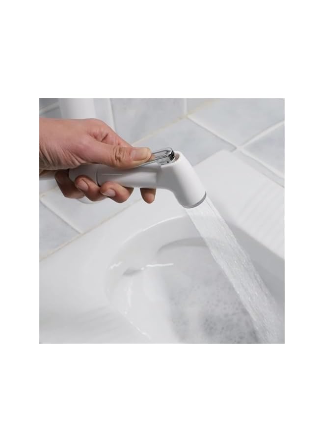 S-TOP Portable travel shattaf, Travel Shattaf Portable Bidet Sprayer Toilet Sprayer, Shatafa Set with Hose and Adaptors for Faucets, Easy to Install up to 1.5M extendable pipe - Image 5