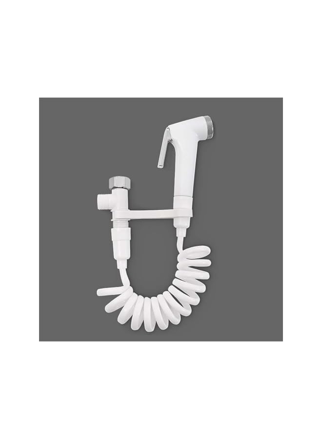 S-TOP Portable travel shattaf, Travel Shattaf Portable Bidet Sprayer Toilet Sprayer, Shatafa Set with Hose and Adaptors for Faucets, Easy to Install up to 1.5M extendable pipe - Image 4