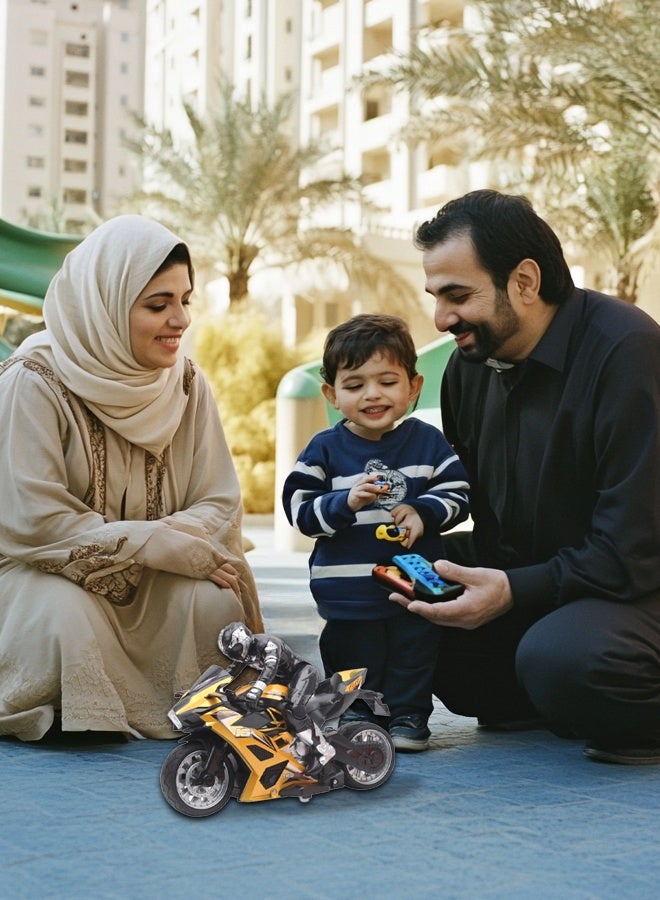 2.4G motorcycle, off-road vehicle, stunt climbing remote control car, drift 4WD remote control car, children's model toy car - Image 3