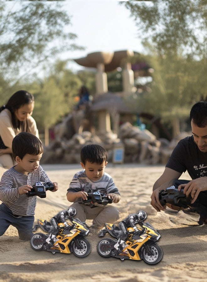 2.4G motorcycle, off-road vehicle, stunt climbing remote control car, drift 4WD remote control car, children's model toy car - Image 4