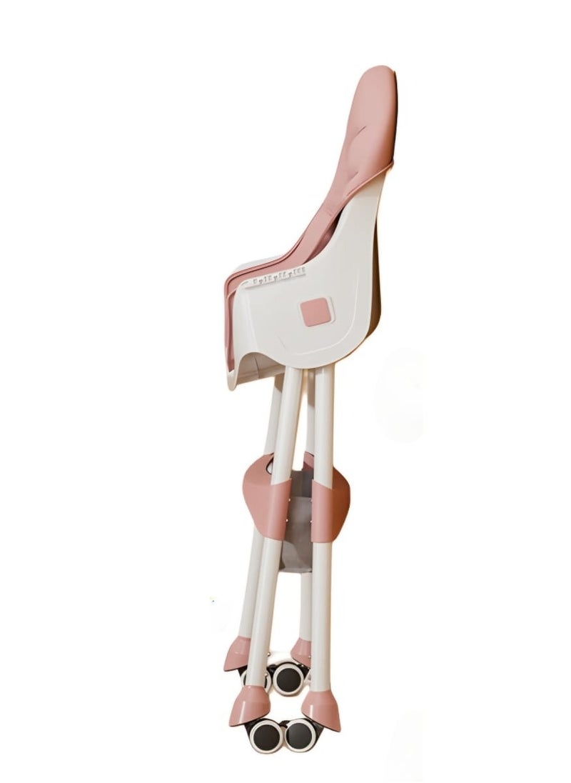 molody Adjustable Convertible Baby High Chair – 2-in-1 Portable Feeding Chair for Babies and Toddlers (6 Months to 4 Years) with Removable Tray, Safe 5-Point Harness, Foldable & Space-Saving Design – Easy-to-Clean and Height-Adjustable  - Image 3
