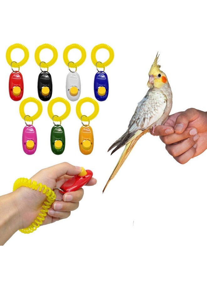 Sage Square Sage Square Pet Training Clicker with Wrist Strap for Bird/Parrots/Cockatiel/Budgies/African Grey/Cockatoo (Random)  - Image 1