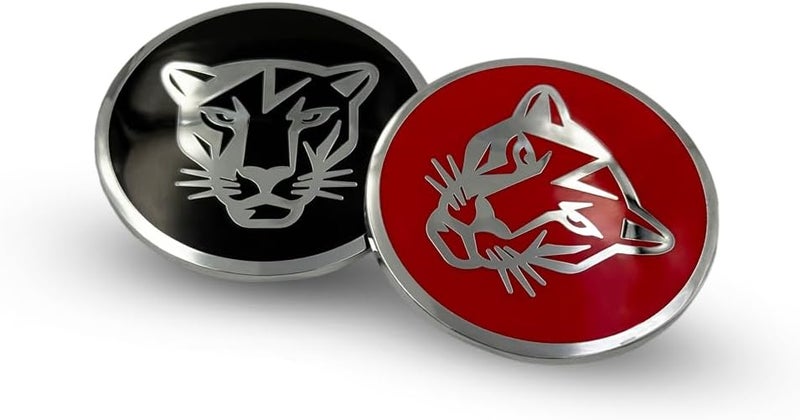 MAXDOOL Gear Shift Knob Cover Decoration Trim Sticker for Jaguar XF XE XJ F-Pace (Red) - Image 3