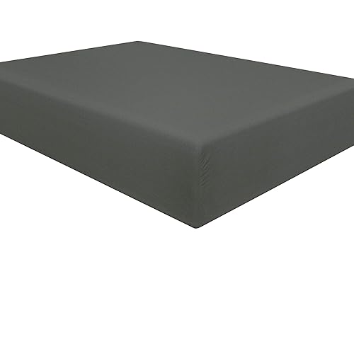 NTBAY Queen Fitted Sheet Only - Brushed Microfiber Deep Pocket Fitted Sheet - Soft  Wrinkle-Free  Fade-Resistant  Stain-Resistant  Hotel Quality Fitted Bed Sheet  Dark Grey - Image 2