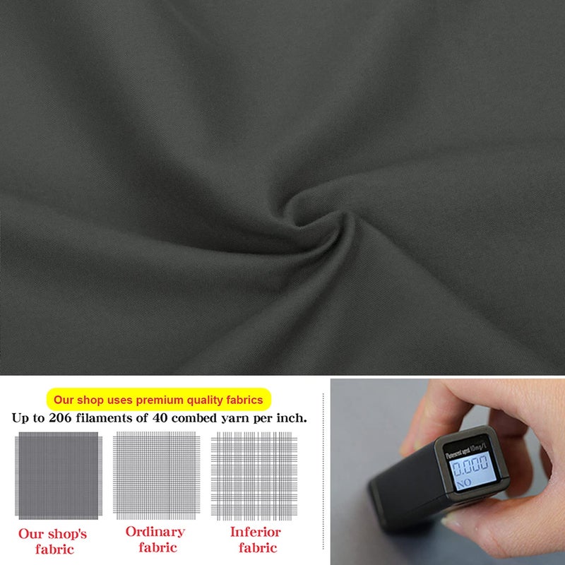 NTBAY Queen Fitted Sheet Only - Brushed Microfiber Deep Pocket Fitted Sheet - Soft  Wrinkle-Free  Fade-Resistant  Stain-Resistant  Hotel Quality Fitted Bed Sheet  Dark Grey - Image 5