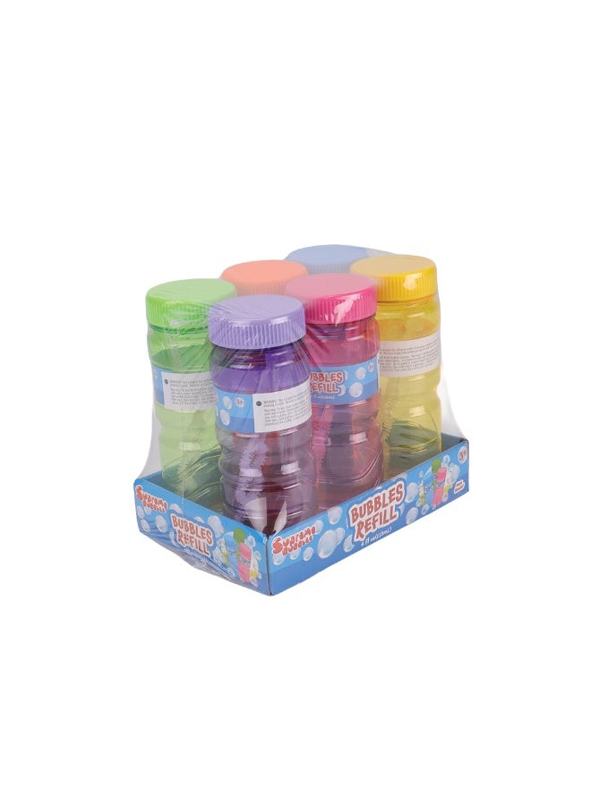 Bubbles 6PK 4 OZ BUBBLE WITH WAND, 6ASTD
6PCS HEAT SHRINK/ TRAY
6 TRAYS/ CARTON - Image 2