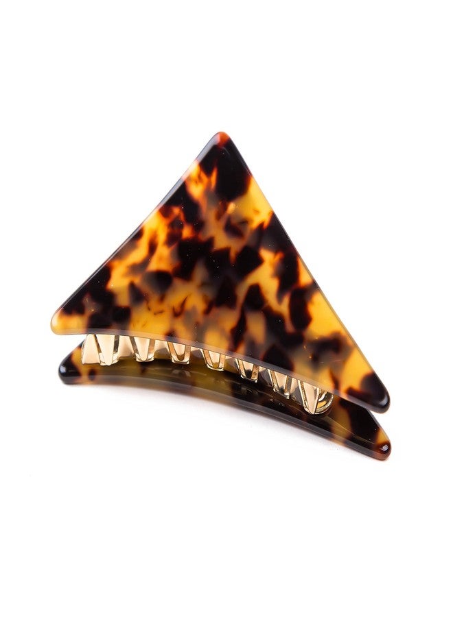 Prettyou Handmade Celluloid French Design Elegant Triangle Alligator Luxury Fashion Accessories Hair Clip Claw for Women (B) - Image 1