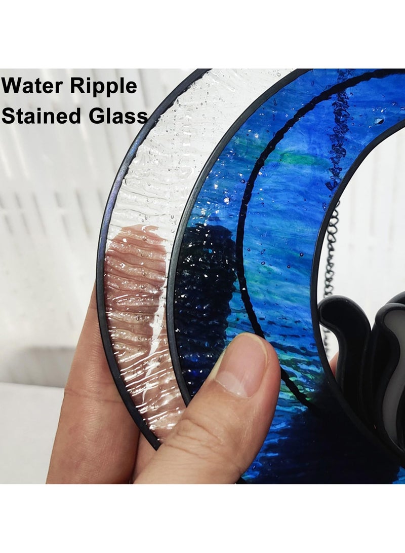 SYOSI Dog Memorial Gifts for Loss of Dog, Sun Catchers Stained Glass Window Hangings Indoor, for Pet Loss Gifts, Pet Sympathy Gifts for Dogs, Pet Memorial Gifts - Image 2