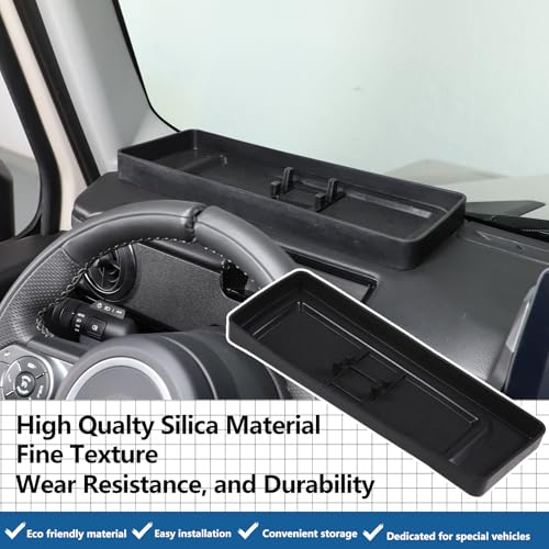 Bekantogy Car Center Console Dashboard Storage Tray Compatible with Ineos Grenadier 2020-2024 Non-Slip Dashboard Storage Tray Interior Storage Box Car Silicone Storage Tray - Image 5
