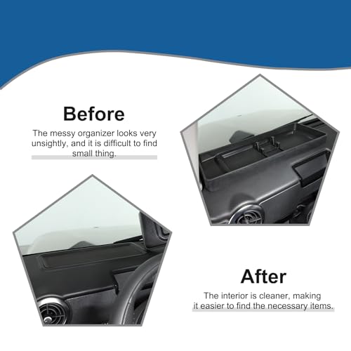 Bekantogy Car Center Console Dashboard Storage Tray Compatible with Ineos Grenadier 2020-2024 Non-Slip Dashboard Storage Tray Interior Storage Box Car Silicone Storage Tray - Image 2