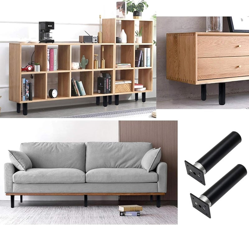 Ventuos New Town Furniture Legs Furniture Foot 8 inch Adjustable Feet Home DIY Projects Sofa Leg 4pcs 8 - Image 3