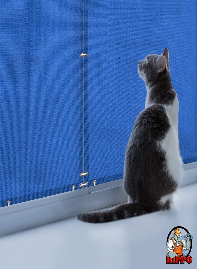 HIPPO Baby Safety Net for Balcony & Staircase Railing Guard for Kids Stairway Safety Net Protector Safety Banister for Baby Toddler (1MTX4MT, Blue) - Image 4