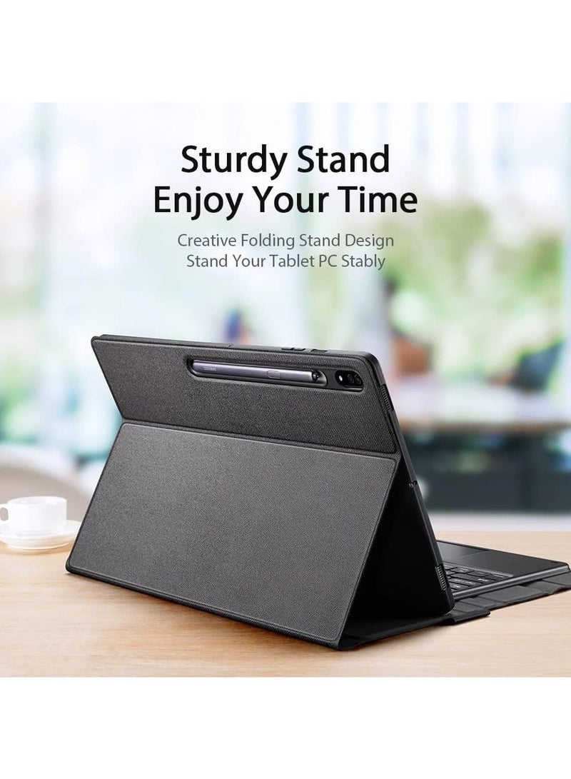 Keyboard Case Compatible with Galaxy Tab S10 Ultra/S9 Ultra/S8 Ultra 14.6 inch 2023, Wireless Smart Trackpad Detachable  Keyboard with Protective Cover - Image 3