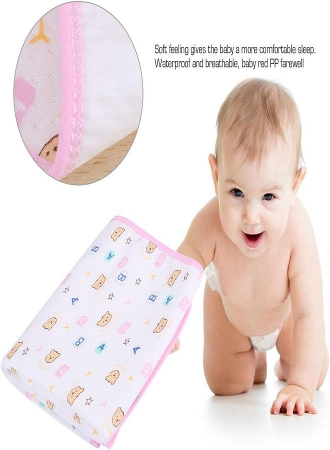 MOPPETS Soft Cotton Baby Waterproof & Breathable Nappy/Diaper Changing Mat - Newborn Quilted Changing mat- Waterproof & Breathable (12 * 18 inch) PACK OF 3 - Image 5