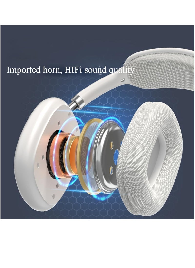 Wireless Bluetooth Headphones With Mic Noise Cancelling Headsets Stereo Sound