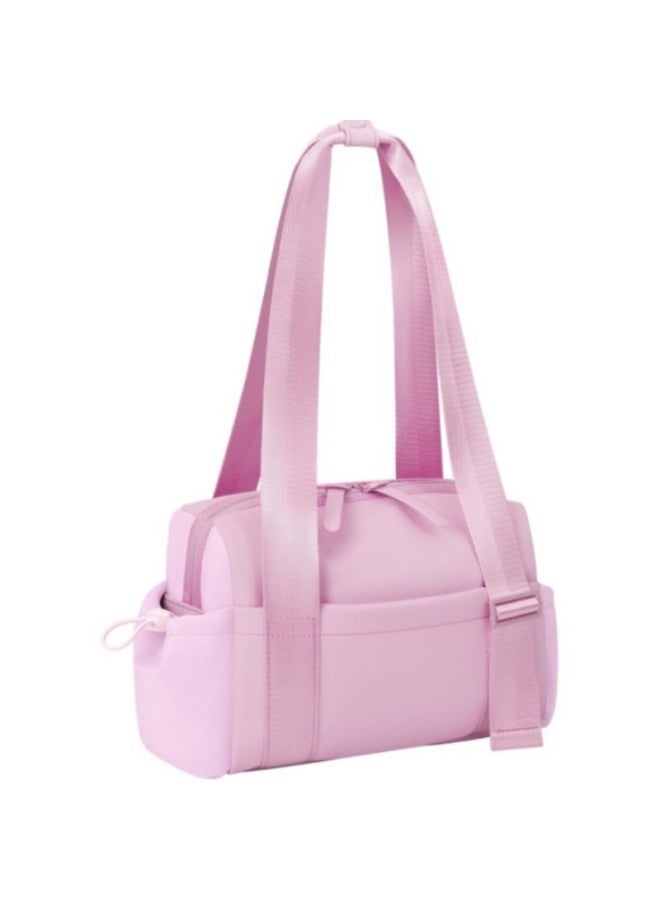 Generic Large-capacity Women's All-match Sports Shoulder Multi-function Travel Fitness Fashion Portable Storage Bag-Color:Pink  - Image 2