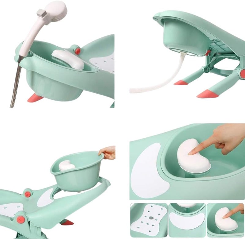 اس ام ار كيدز كرسي استحمام وتدريب للأطفال متعدد الوظائف – قابل للطي، مزود بتصريف ذكي، يتحمل حتى 70 كجم - Image 4