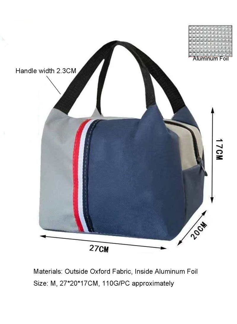 DB Innov. Lunch Bag, Insulated Lunch Bag for Kids Adult Women Men, Reusable Size M 27*20*17CM Capacity Lunch Tote Bags, Leakproof Food Lunch Containers, Thermal Cooler Bag for Work Travel Outdoor School Picnic, 2 colors. - Image 2