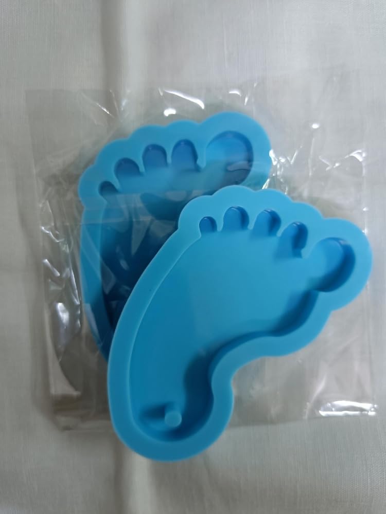 Snoogg Snoogg Baby Feet Epoxy Resin Casting Molds for DIY Crafts,Gifting, Occasion Baby Shower etc.  - Image 2