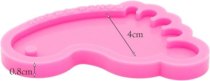 Snoogg Snoogg Baby Feet Epoxy Resin Casting Molds for DIY Crafts,Gifting, Occasion Baby Shower etc.  - Image 4