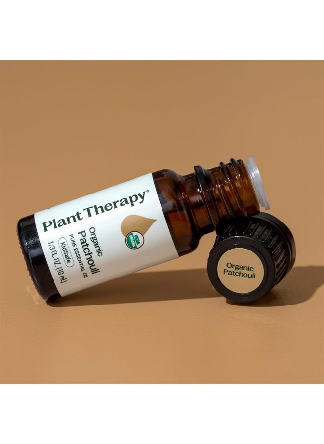 Plant Therapy Organic Patchouli Essential Oil 10 mL (1/3 oz) 100% Pure, Undiluted, Therapeutic Grade  - Image 5