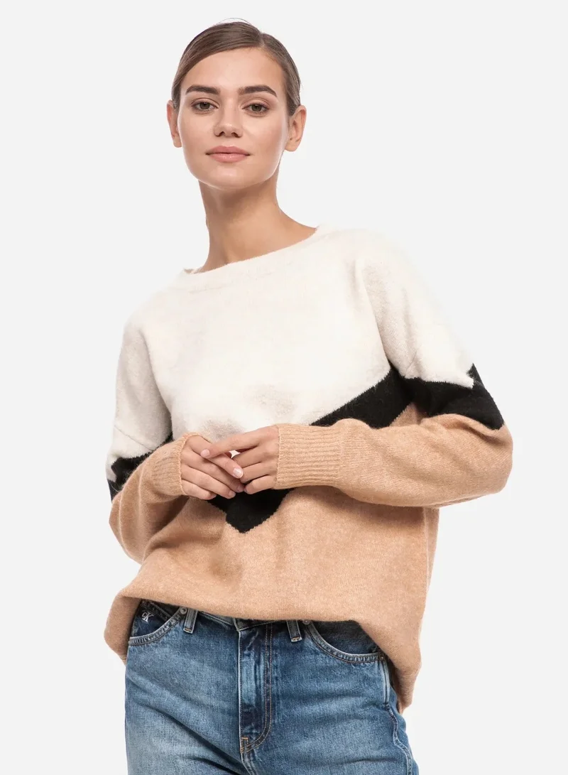 VERO MODA Colorblock Sweater