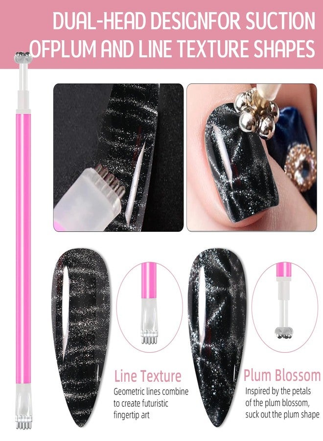 Major Dijit Cat Eye Magnet for Nails - Nail Art Tools Kit with Strong Magnetic Wands for Cat Eye Gel Polish, Salon Quality Design Sticks for Holographic & Galaxy Nail Art - Image 2