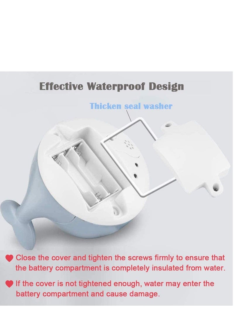 KASTWAVE - Baby Bath Toys, Light Up Bath Toys with LED Light, Sprinkler Bathtub Toys for Toddlers Infant Kids Boys Girls, Whale Spray Water Bath Toy, Bathtub Shower Pool Bathroom Toy for Baby - Image 1