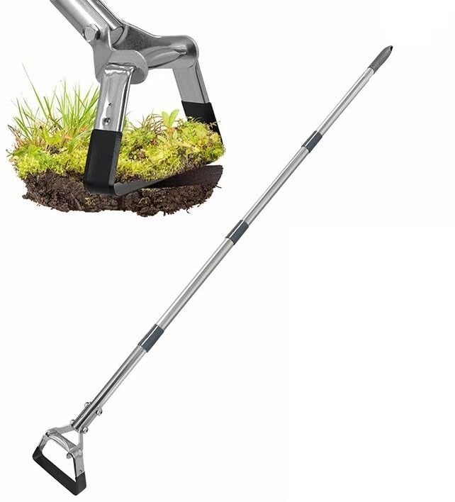 MLHpeak Hoe Garden Tool, Scuffle Garden Hoe with Long Handle, Adjustable Hula Hoe for Easy Weeding (45 Inch) - Image 5