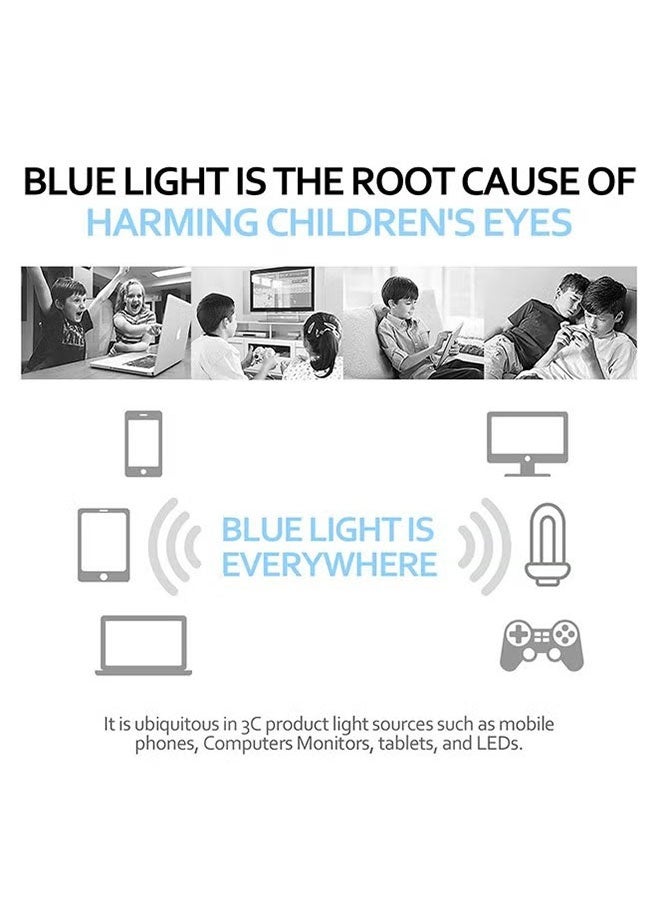 Realfrog Kids Blue Light Blocking Glasses, Anti Eyestrain Computer Glasses, Gaming Eyewear UV400 Protection with Light Weight TR90 Frame for Boys Girls and Children Age 3-12, Transparent Gray - Image 2