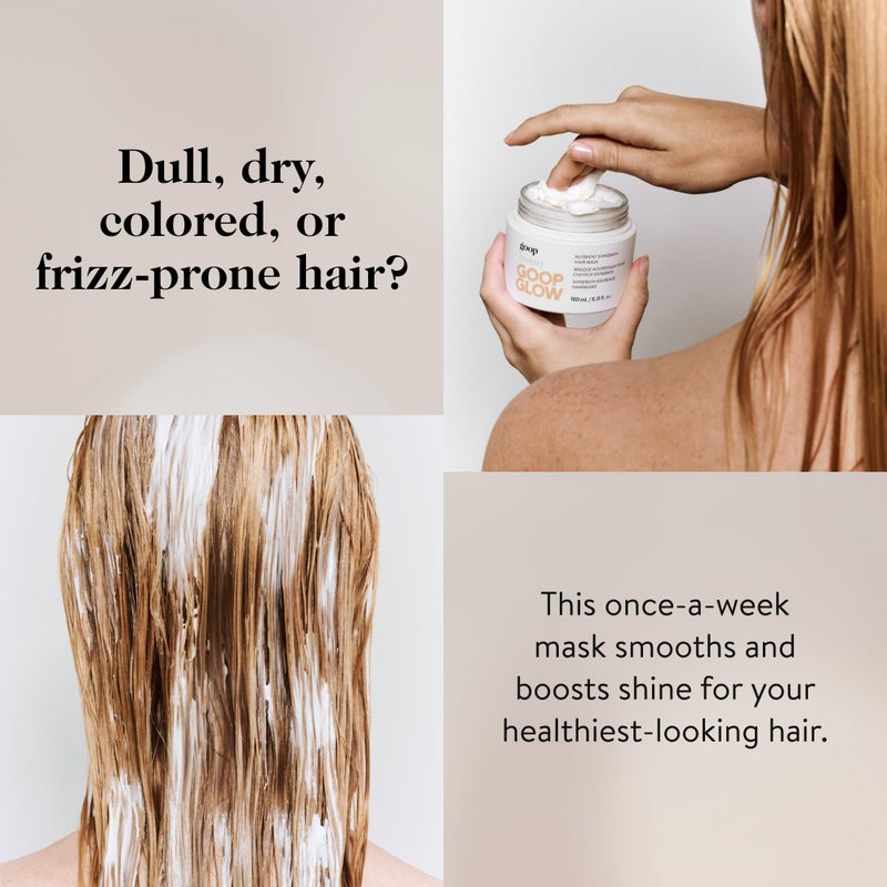 goop Beauty Hair Mask | Conditioner for Dry Hair & Frizz Control | Amino Acids, Beetroot Extract, Coconut and Avocado Oil | Strengthening Treatment to Repair Chemical Damage | Sulfate Free | 6 fl oz - Image 4