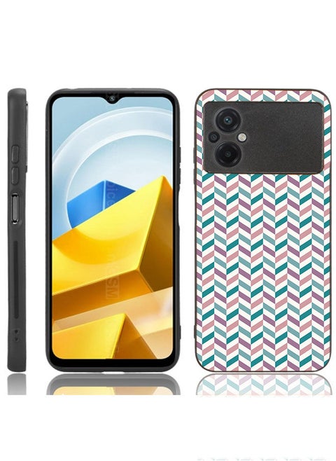 TPU Protection and Hybrid Rigid Clear Back Cover Case Small Mix Patterns for Xiaomi Poco M5 / Xiaomi Poco M4 5G