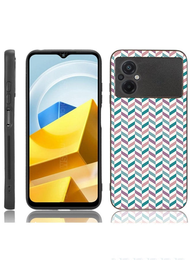 Okteq - TPU Protection and Hybrid Rigid Clear Back Cover Case Small Mix Patterns for Xiaomi Poco M5 / Xiaomi Poco M4 5G - Image 1