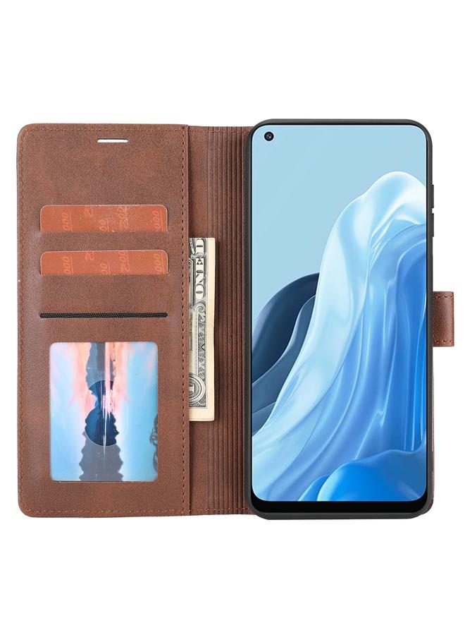 S-TOP Case For OPPO Reno7 SE Classic Wallet Flip Leather Phone Case - Image 4