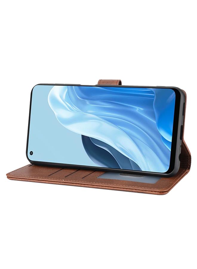 S-TOP Case For OPPO Reno7 SE Classic Wallet Flip Leather Phone Case - Image 5