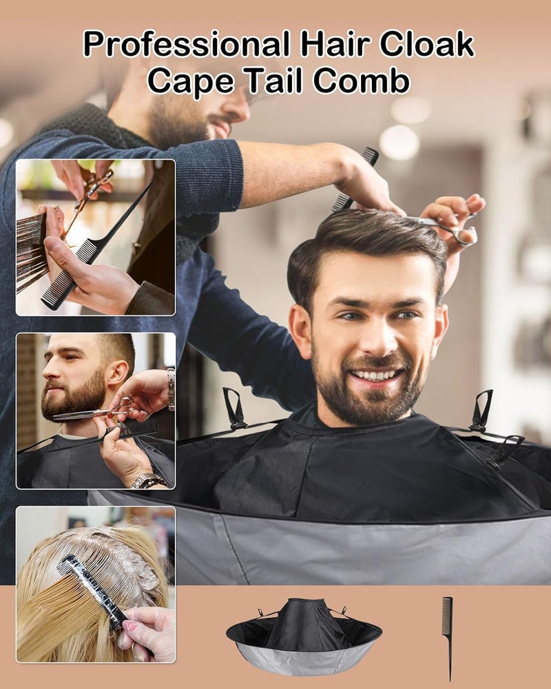 Lictin Hair Cloak Cape Black - Haircut Cape Umbrella Waterproof - Image 5