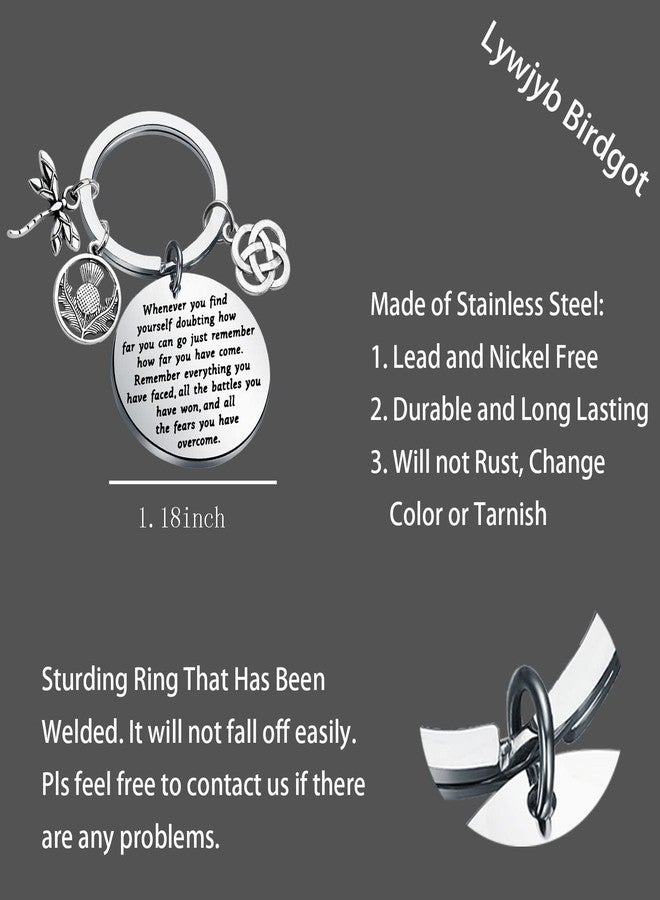 لوجيب بيردجوت هدايا مستوحاة من مسلسل Lywjyb Birdgot التلفزيوني: سلسلة مفاتيح بتصميم اليعسوب ونبات الشوك الاسكتلندي، هدية لمحبي الأفلام (مفتاح خارجي) - Image 5