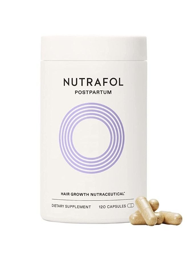 NUTRAFOL - Nutrafol Postpartum Hair Growth Supplement for Visibly Thicker, Stronger Hair 120 capsules - Image 1