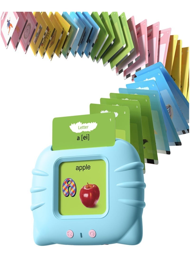 Bukela Bilingual Arabic and English Talking Flash Cards for Ages 2+, Pocket Speech Therapy Tools with 244 Words, Montessori Language Learning, Children's Sensory Learning Kit - Image 1