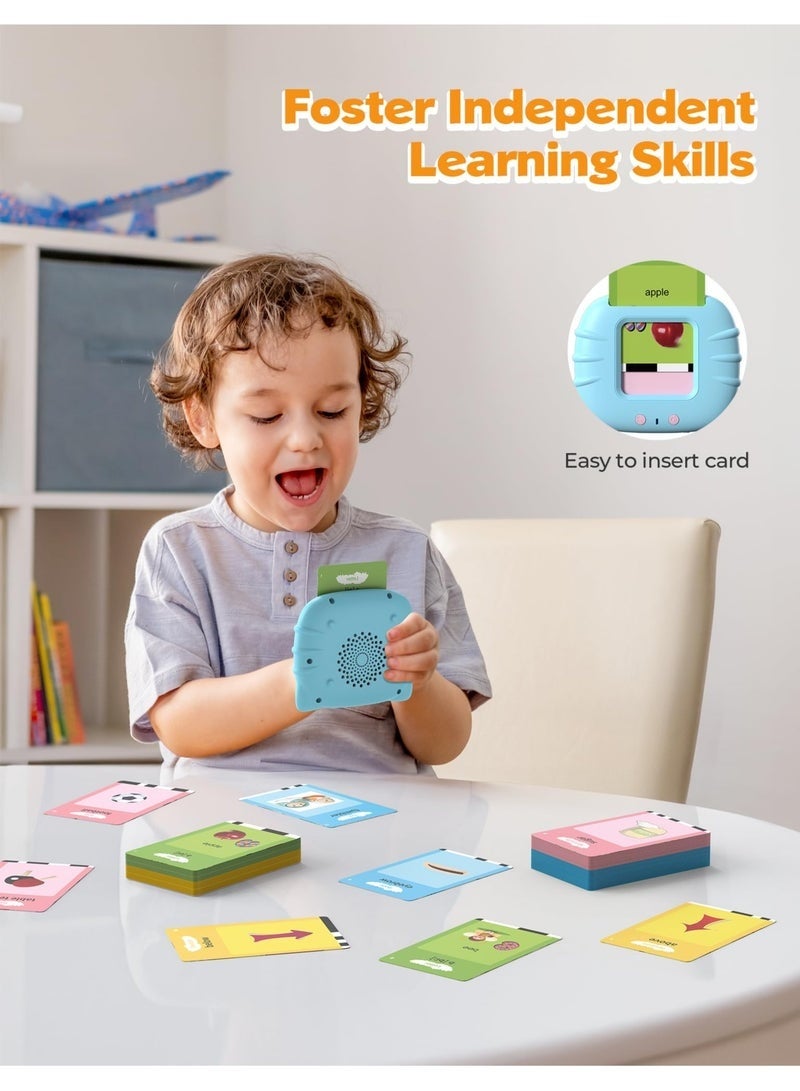 Bukela Bilingual Arabic and English Talking Flash Cards for Ages 2+, Pocket Speech Therapy Tools with 244 Words, Montessori Language Learning, Children's Sensory Learning Kit - Image 2