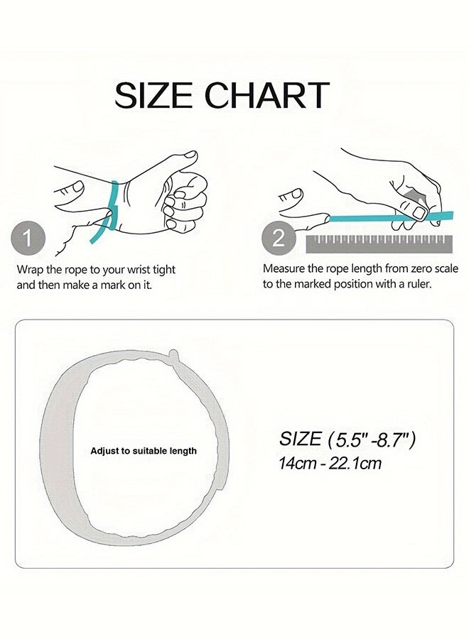 بشكل مختصر (قطعتان) سوار ألبين الحلقي من النايلون متوافق مع ساعة أبل الترا 49مم/45مم/44مم/42مم، سوار رياضي قابل للتعديل مع مشبك التيتانيوم G-Meter المنسوج، متاح لسلسلة آي ووتش 8/7/6/5/4/3/2/1/SE - Image 2