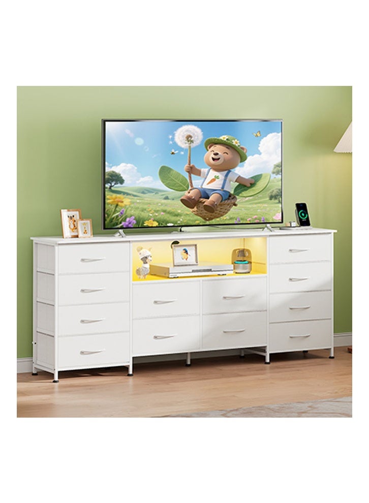 إن كي أكس نموذج تلفزيون كبير الحجم مكون من 12 درجًا للداخل وغرفة النوم باللون الأبيض 65.83 بوصة - Image 3