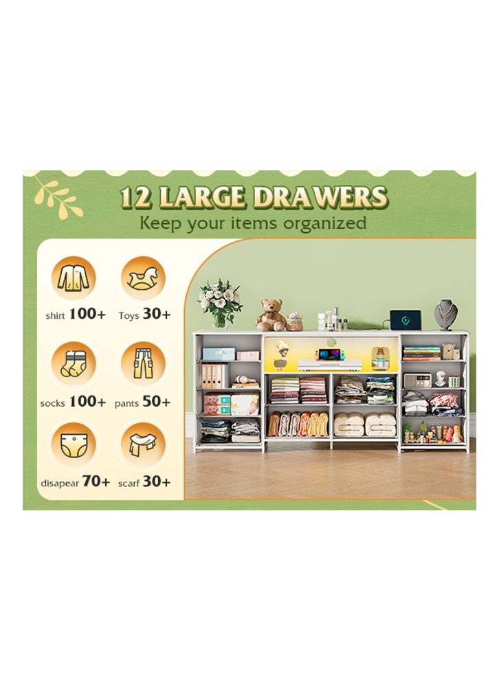 إن كي أكس نموذج تلفزيون كبير الحجم مكون من 12 درجًا للداخل وغرفة النوم باللون الأبيض 65.83 بوصة - Image 5